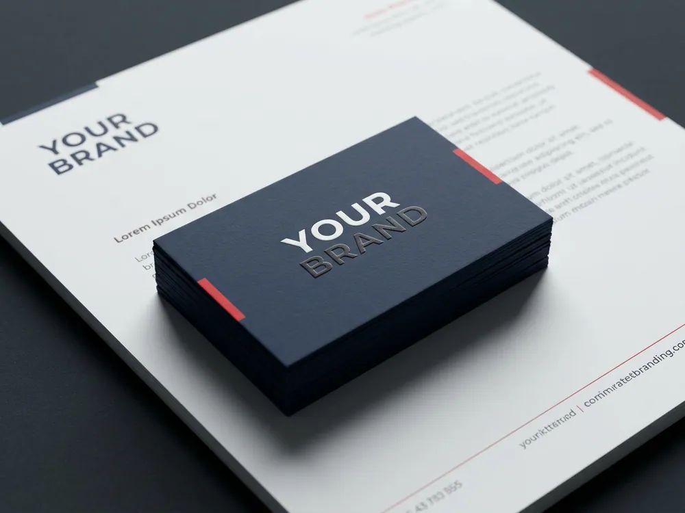 Premium business cards and letterhead